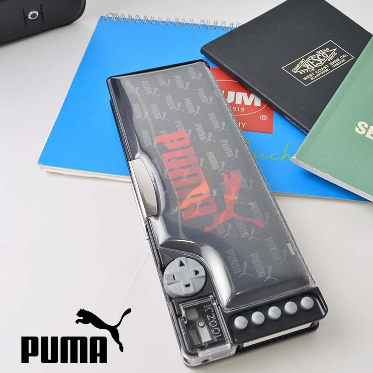 PUMA 筆箱 プーマ 男の子 小学生 両面開き かっこいい CZ053 PUMA 筆箱 プーマ 男の子 小学生 両面開き かっこいい CZ053