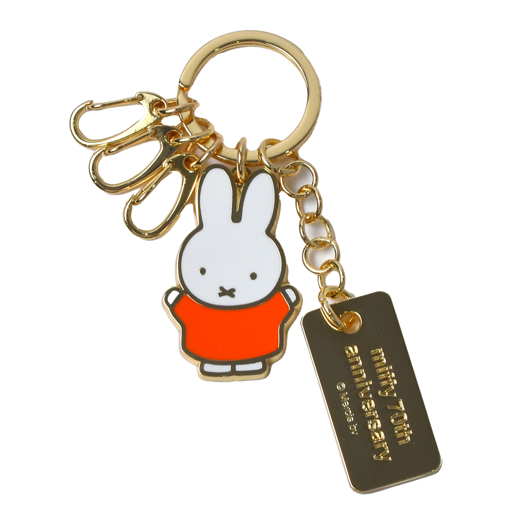 Miffy（ミッフィー） キーホルダー miffy 70周年 チャーム おしゃれ