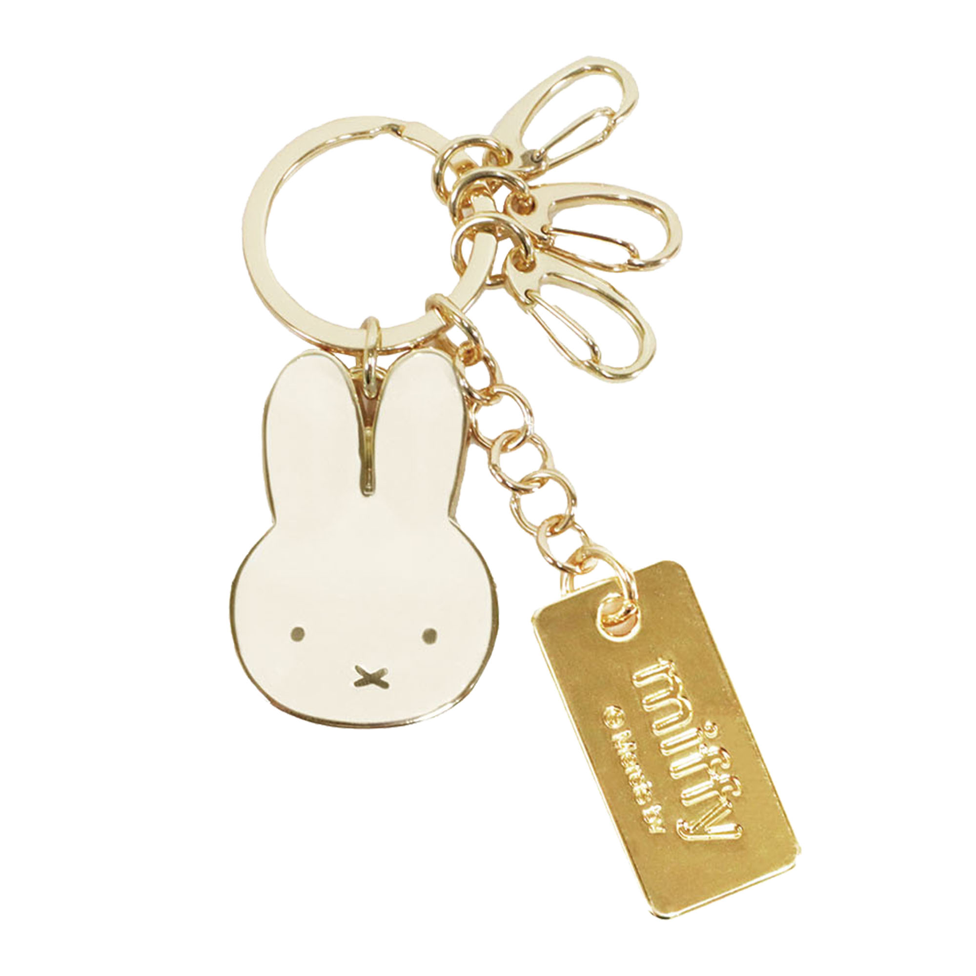 Miffy（ミッフィー） キーホルダー キーリング 3連 おしゃれ