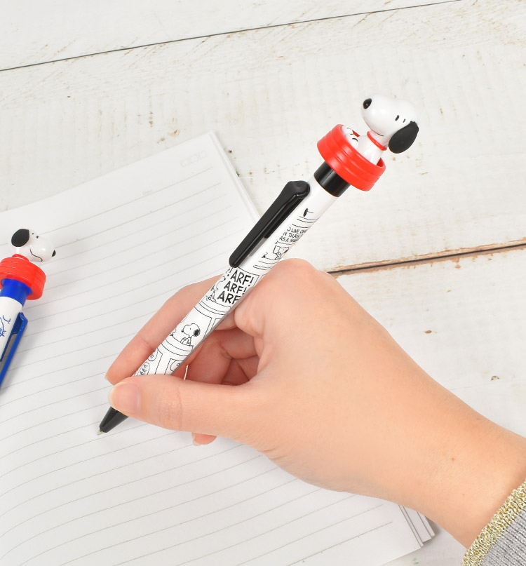 SNOOPY（スヌーピー） ボールペン かわいい おしゃれ 黒 0.7mm 油性