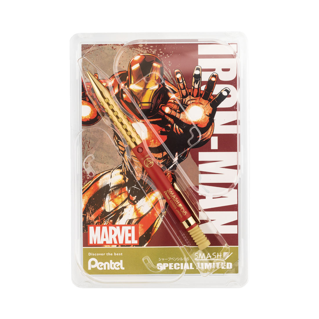 シャープペン MARVEL SMASH 0.5mm ぺんてる スマッシュ マーベル