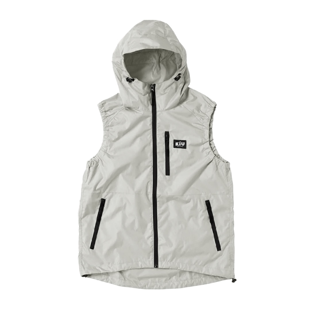 KiU 空調服 ベスト K470 メンズ レディース L 撥水 防水 UV