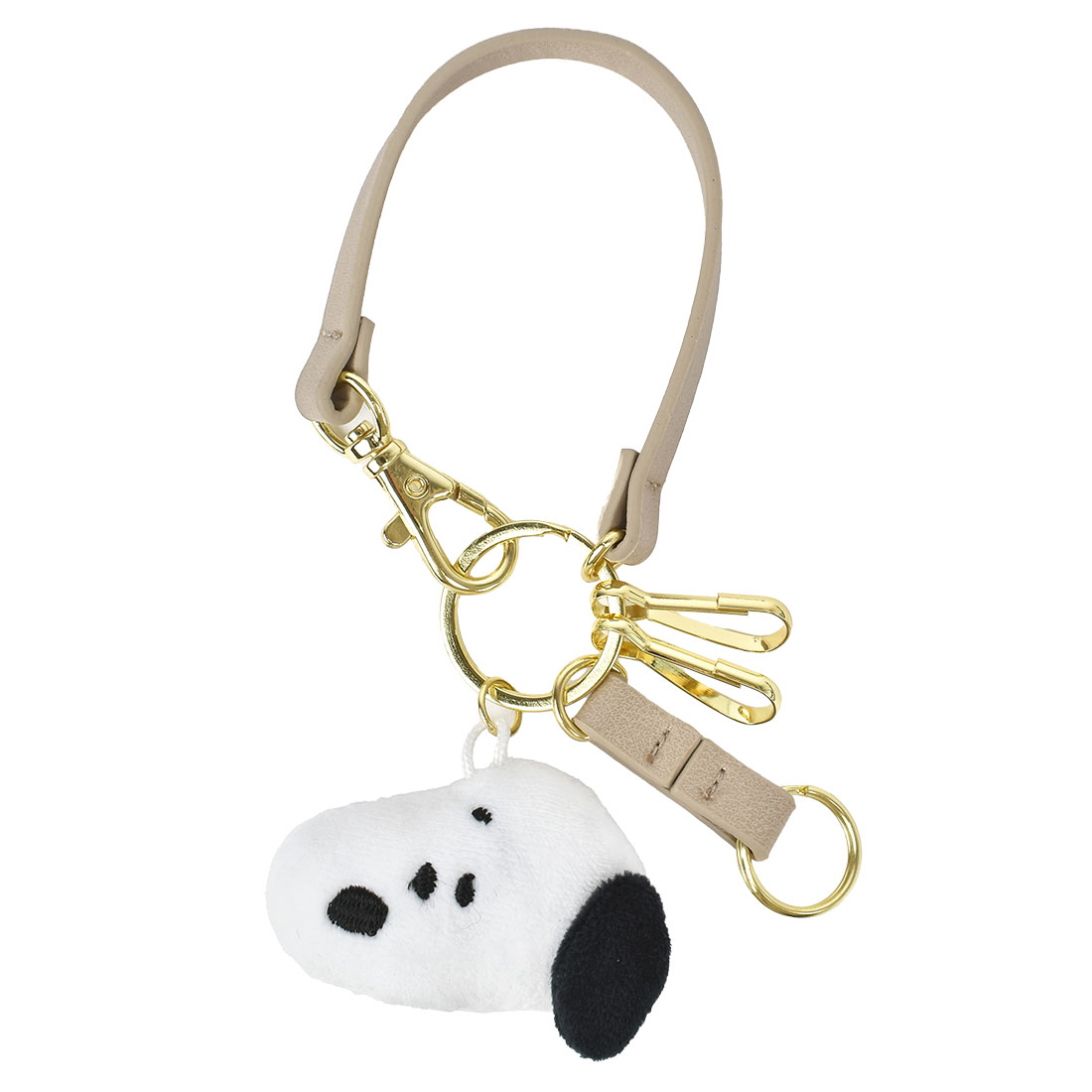 希少 レア スヌーピープルバックカー ストラップ　チャーム キーホルダー SNOOPY スヌーピー キーホルダー キャラクター キーチャーム 3連