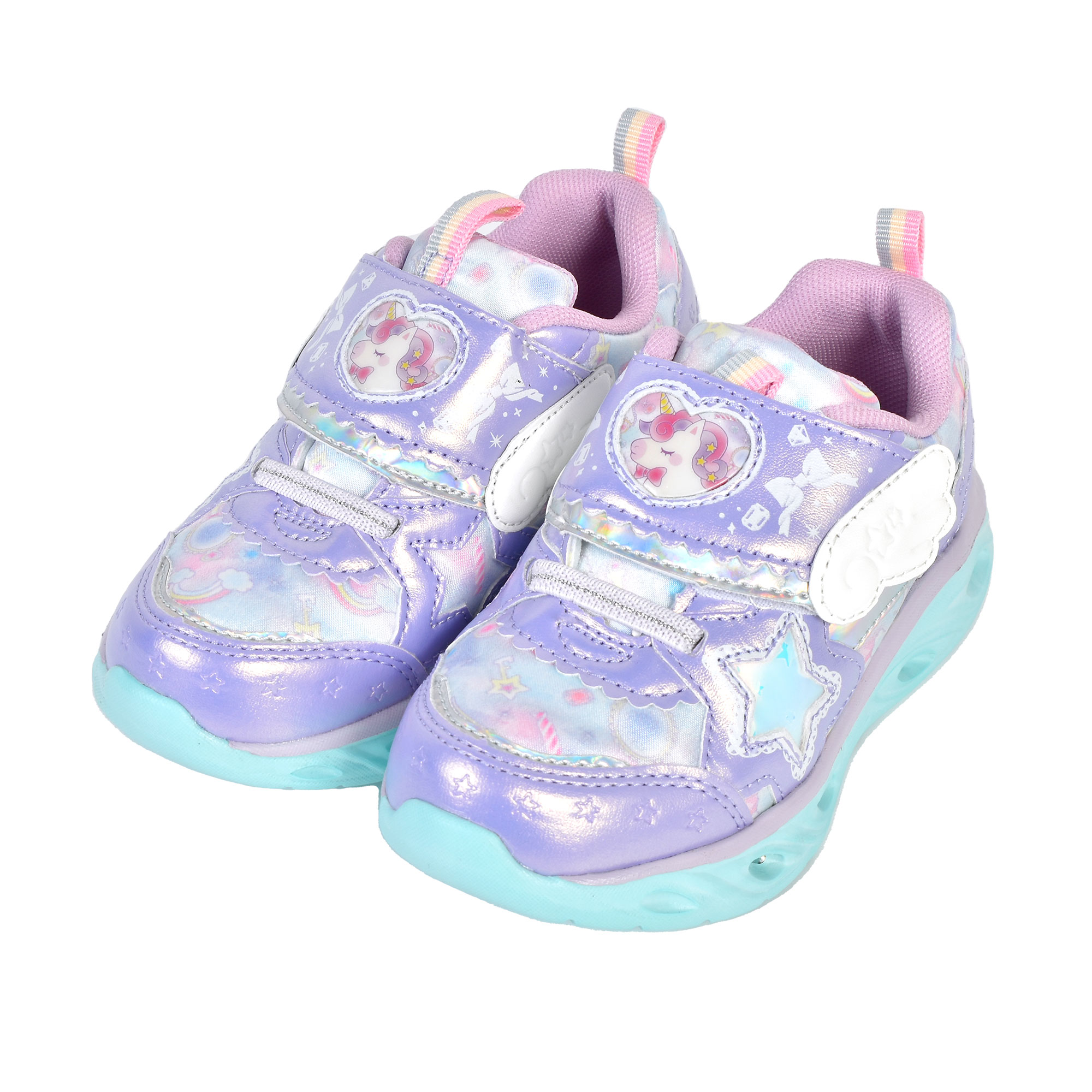 光る靴 女の子 スニーカー Double Star ダブルスター キッズ