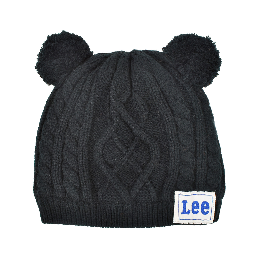 Lee ニット帽 ベビー ポンポン くま耳 リー 赤ちゃん キッズ