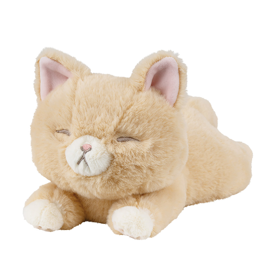 LivHeart（りぶはあと） ぬいぐるみ くたっとびより 猫 ミケネコ 茶