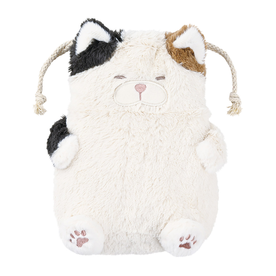 LivHeart（りぶはあと） ねこ肯定感 巾着 ぬいぐるみ巾着 猫 ねこ