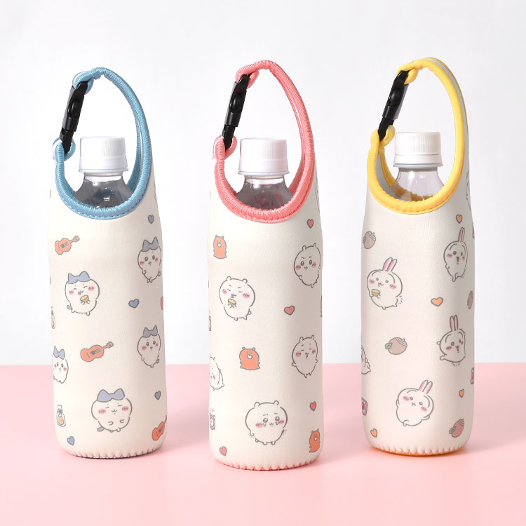 ちいかわ　うさぎ　ペットボトル　水筒カバー　ドリンク　バッグ wiffle（ウィッフル） ちいかわ ボトルホルダー 引っかけられる ペット