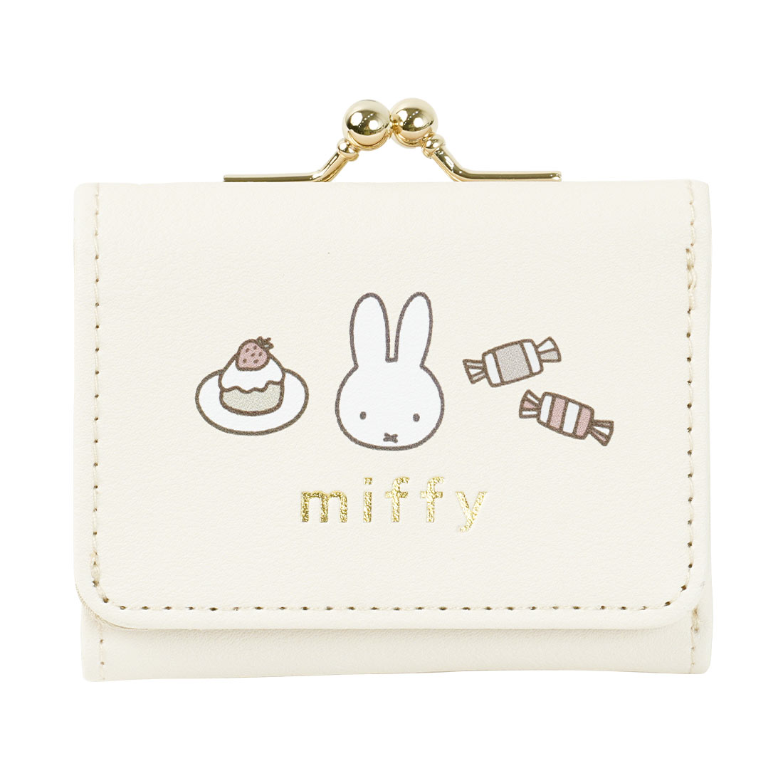 ミニ財布 レディース ミニウォレット 薄型 ミッフィー miffy おしゃれ 使いやすい コンパクト 三つ折り 大人 かわいい がま口 誕生日 プレゼント｜hauhau｜04