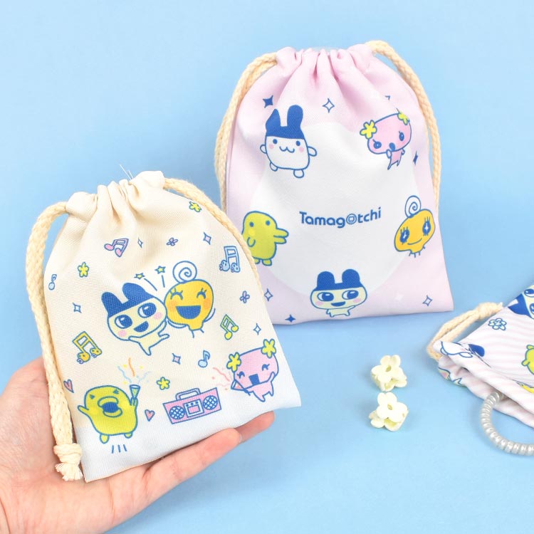 限定版 巾着 たまごっち ポーチ 小物 おしゃれ かわいい セット 巾着袋 財布・ケース・小物入れ