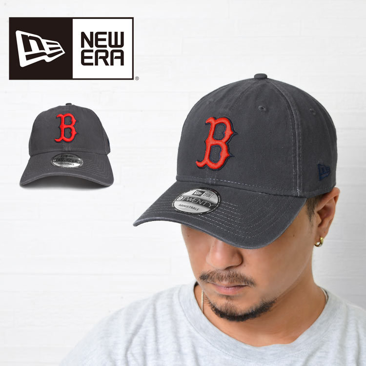 キャップ NEW ERA ニューエラ レッドソックス redsocks MLB メジャーリーグ メンズ レディース boston ボストン グレー  9TWENTY 帽子 ローキャップ 送料無料