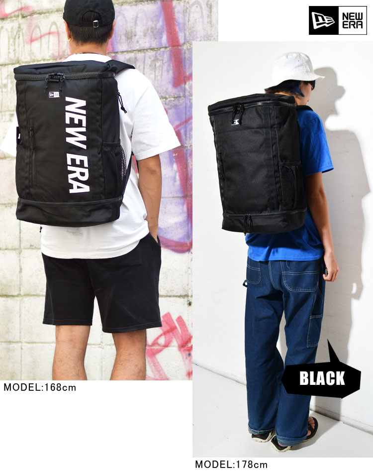 NEW ERA リュック NEWERA ニューエラ 大容量 ボックス型 底