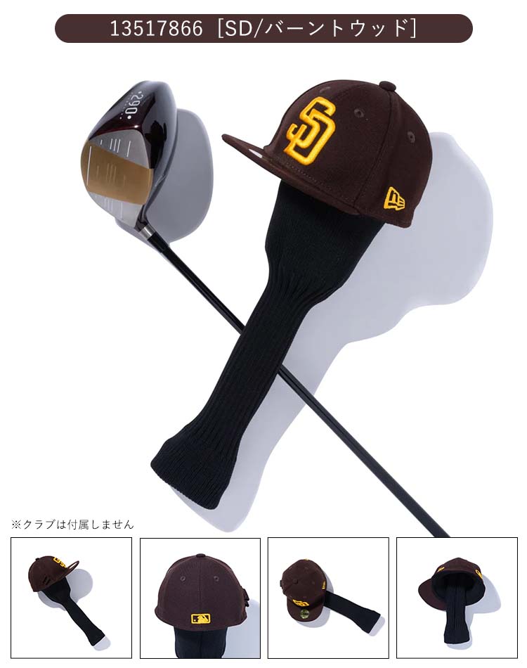 ニューエラ ゴルフ ヘッドカバー 帽子型 NEWERA GOLF キャップ 