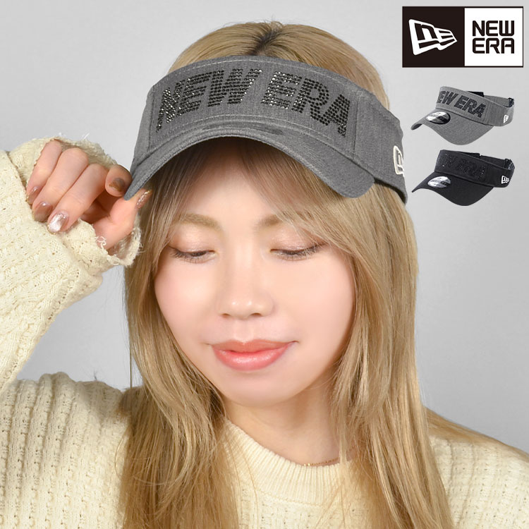 サンバイザー ゴルフ レディース ニューエラ NEWERA 帽子 バイザー