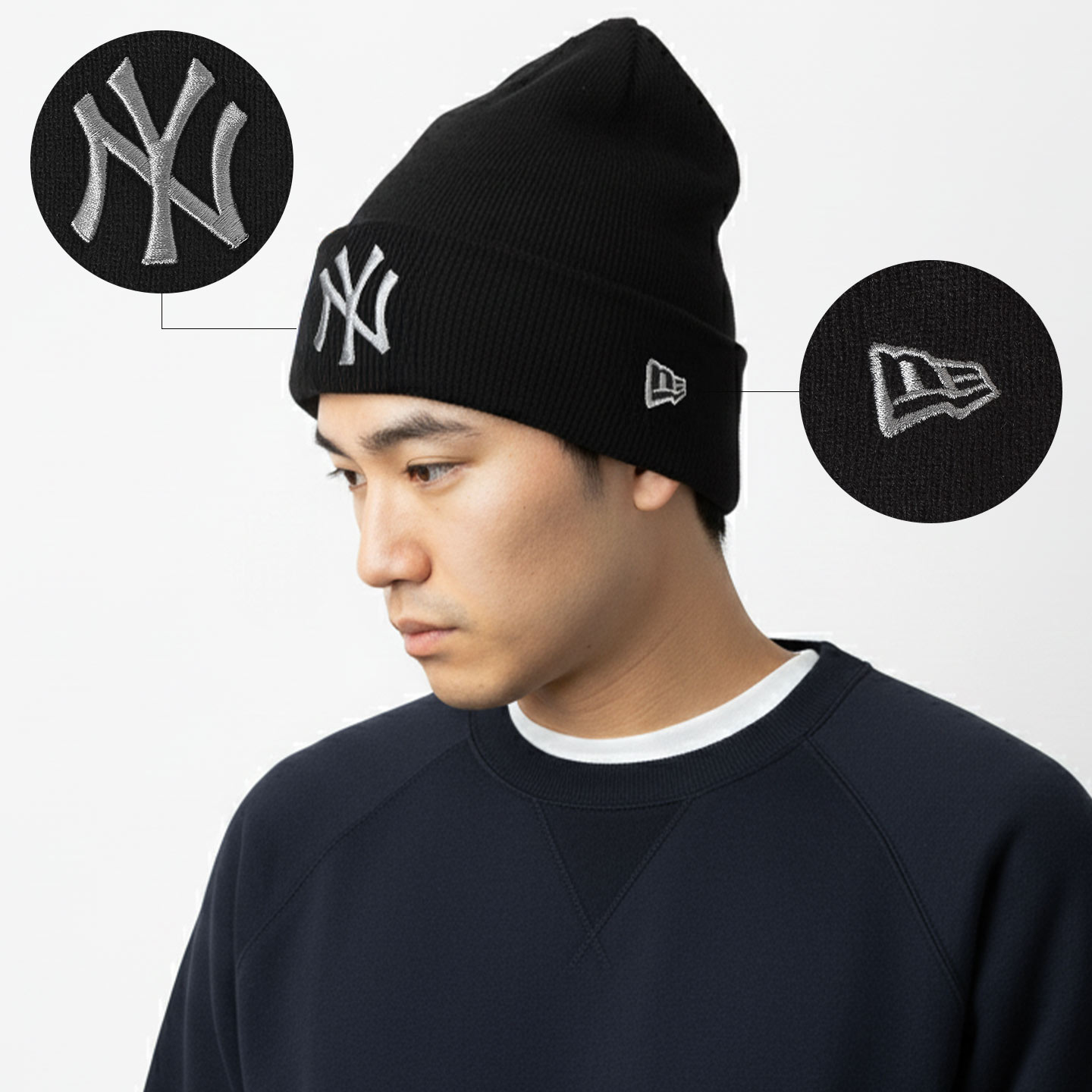 NEW ERA（ニューエラ） ニット帽 ベーシック カフニット MLB Tonal
