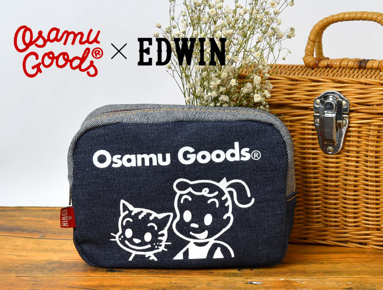 ポーチ オサムグッズ エドウィン EDWIN コラボグッズ かわいい デニム osamu goods コスメポーチ メイクポーチ トラベルポーチ  小物入れ 可愛い : nkj-155252 : hauhau - 通販 - Yahoo!ショッピング