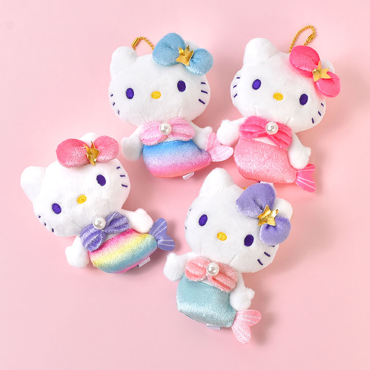 ハローキティ マーメイド マスコット ぬいぐるみ キーホルダー Sanrio