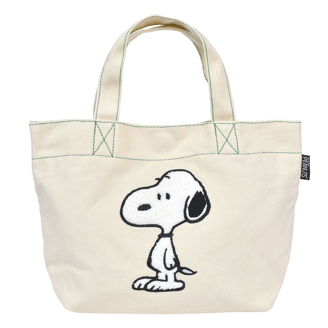 SNOOPY スヌーピー ミニトートバッグ 小さめ ランチ キャンバス