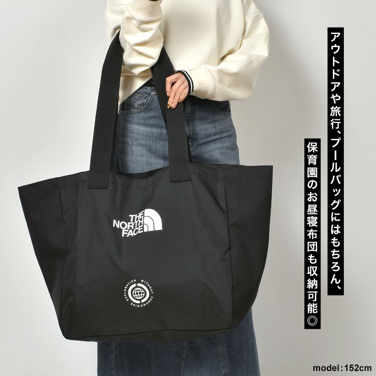 超美品　THE NORTH FACE ブラック トートバッグ THE NORTH FACE（ザ ノースフェイス） ノースフェイス トートバッグ