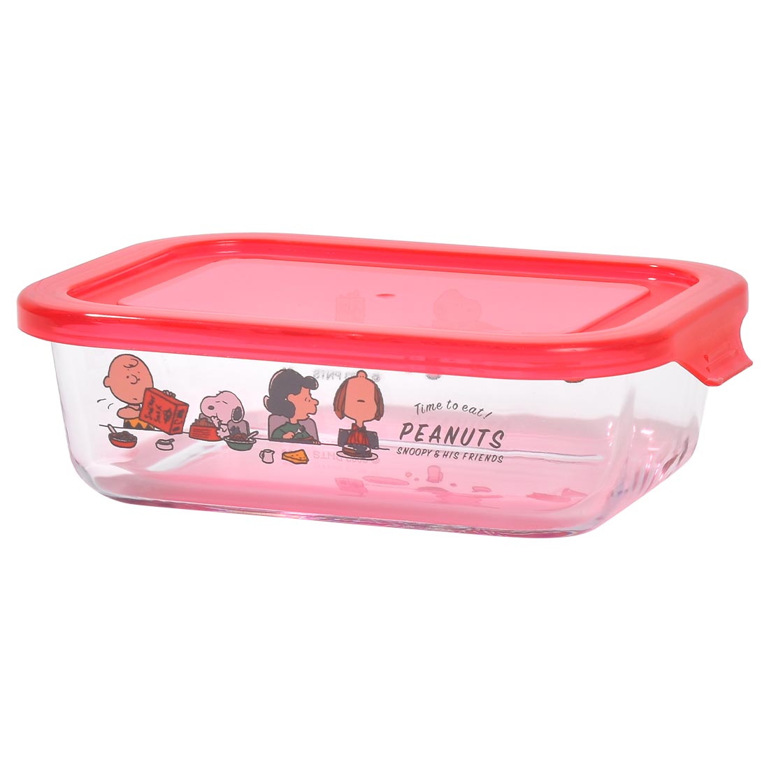 保存容器 耐熱ガラス SNOOPY スヌーピー 耐熱容器 685mL ガラス容器 電子レンジ対応 食洗機対応 おしゃれ 蓋付き キッチン コンテナ | ブランド登録なし | 01