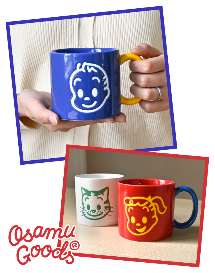 OSAMU GOODS オサムグッズ マグカップ レンジ対応 猫 犬