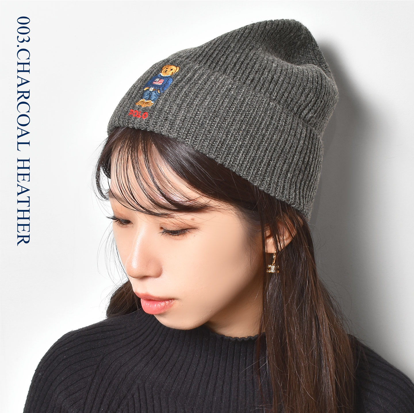 POLO RALPH LAUREN ポロベアニット帽 POLO RALPH LAUREN（ポロ・ラルフローレン） ニット帽 レディース