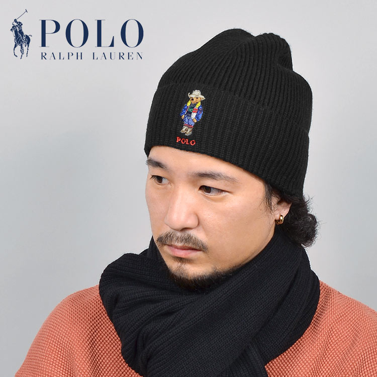 ニット帽 ラルフローレン ポロベア レディース メンズ POLO RALPH 