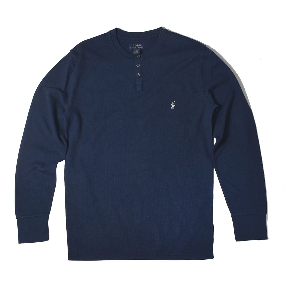 Tシャツ 長袖 POLO RALPH LAUREN ワッフル ヘンリーネック ラルフ