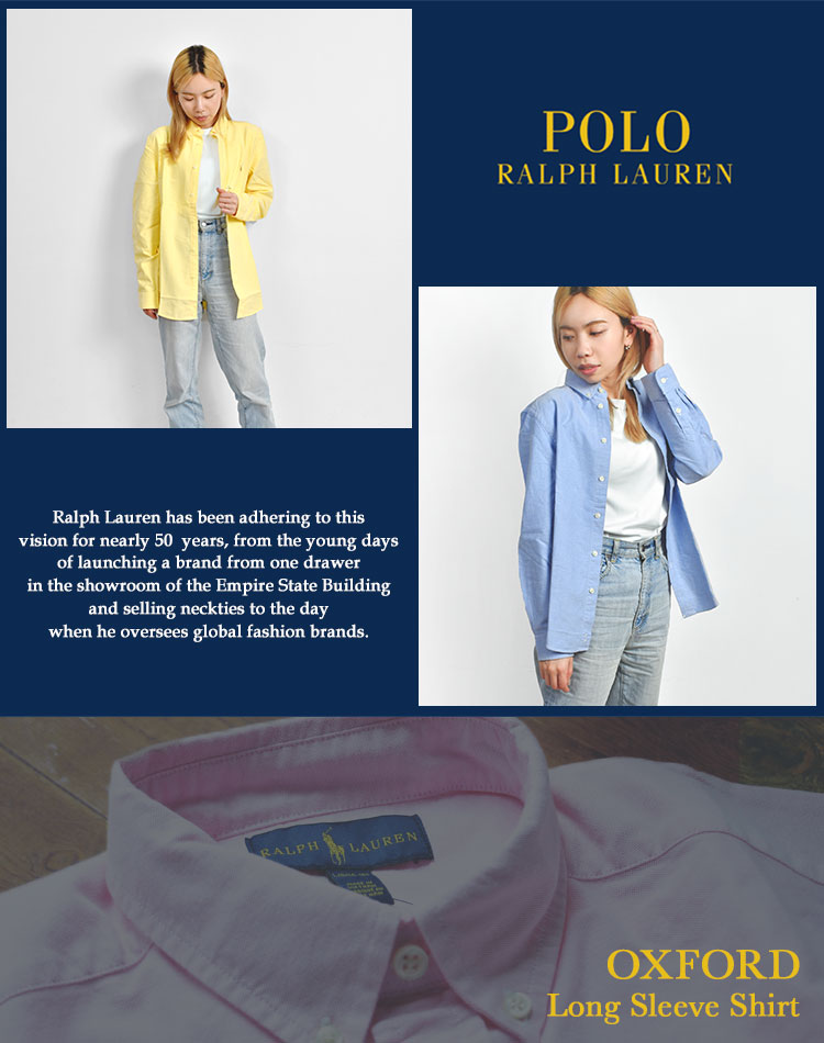 シャツ POLO RALPH LAUREN ポロ ラルフローレン オックスフォード 長袖 