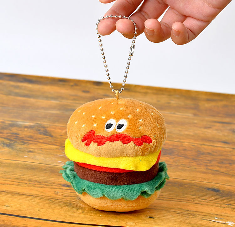 Amazon.co.jp: レア スイマー ハンバーガーくん ぬいぐるみ