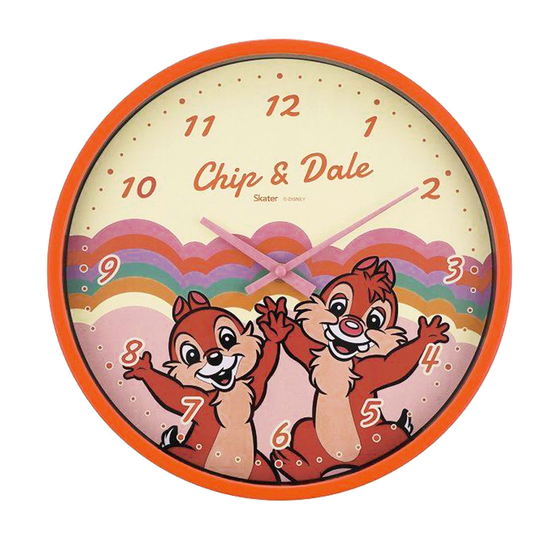壁掛け時計 ディズニー レトロ かわいい おしゃれ Disney 時計 子供 ミッキー ミニー チップ&デール くまのプーさん バンビ ルーイ デューイ ヒューイ｜hauhau｜03