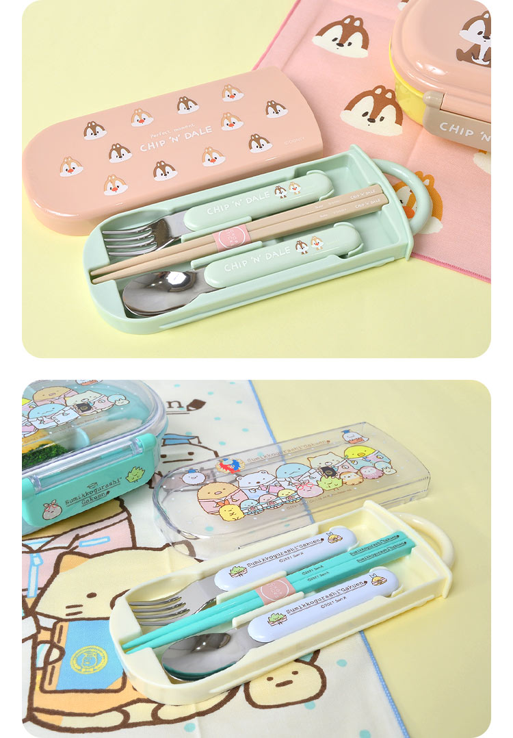 トリオセット 女の子 キッズ お箸 スプーン フォーク 3点セット 日本製 お弁当用カトラリー すみっコぐらし カトラリーセット チップとデール ディズニー Disney トリオセット 女の子 キッズ お箸 スプーン フォーク 3点セット 日本製 お弁当用カトラリー すみっコぐらし カトラリーセット チップとデール ディズニー Disney