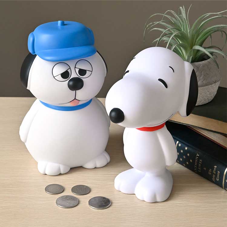 SNOOPY（スヌーピー） 貯金箱 オラフ コインバンク ソフビバンク