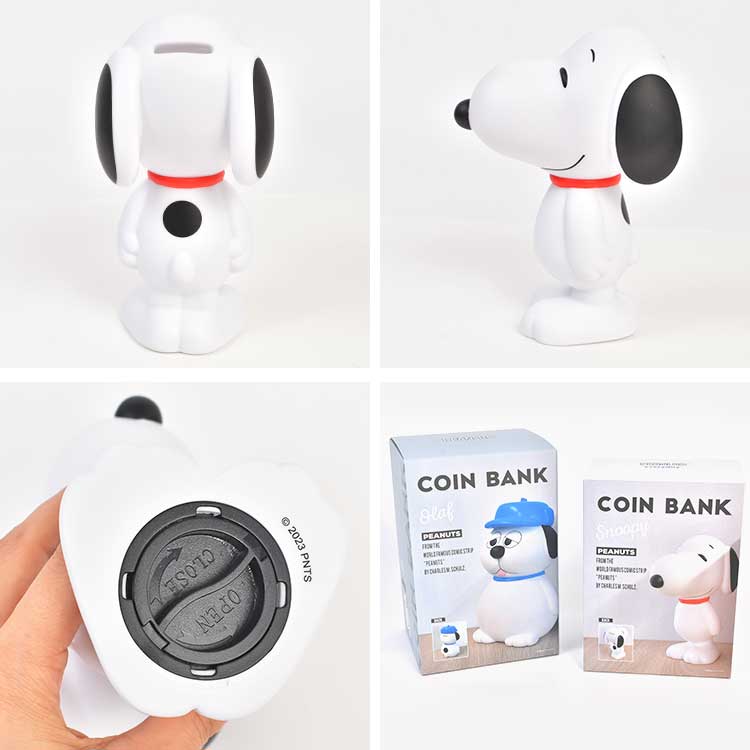 SNOOPY（スヌーピー） 貯金箱 オラフ コインバンク ソフビバンク