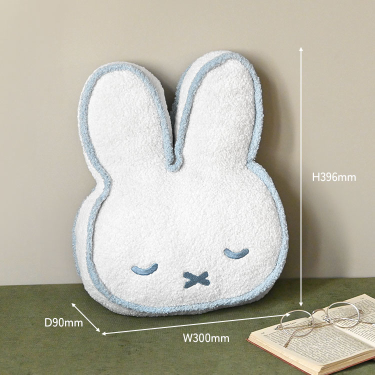 Miffy（ミッフィー） クッション フェイス パイピング ダイカット
