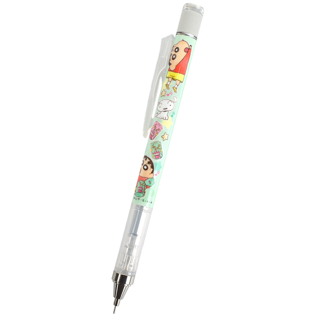 シャーペン モノラフ クレヨンしんちゃん シャープペンシル かわいい 文具 通学 MONO graph トンボ鉛筆 0.5 0.3 ミリ 高校 文具  筆記具 日本製