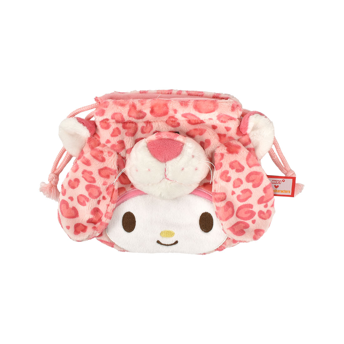 ぬいぐるみ 巾着 サンリオ Sanrio NICI ニキ コラボ ハローキティ シナモロール クロミ マイメロディ ポチャッコ ポムポムプリン ラブベア ハチドリ 巾着ポーチ | nici | 02