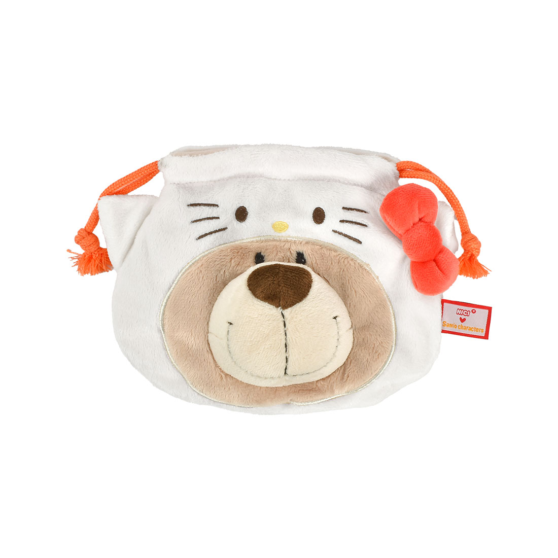 ぬいぐるみ 巾着 サンリオ Sanrio NICI ニキ コラボ ハローキティ シナモロール クロミ マイメロディ ポチャッコ ポムポムプリン ラブベア ハチドリ 巾着ポーチ | nici | 07