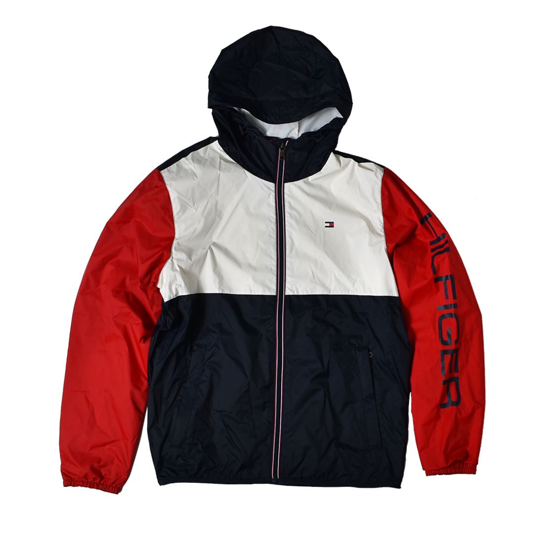 ナイロンジャケット TOMMY HILFIGER 薄手 アウター トミーヒルフィガー ブランド メンズ レディース ストリート 袖ロゴ ブラック  レッド 158an416 : tommy-158an416 : hauhau - 通販 - Yahoo!ショッピング