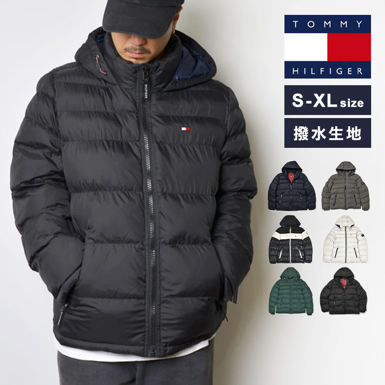 ダウンジャケット TOMMY HILFIGER トミー ヒルフィガーブランド メンズ 暖かい 防寒 158an508 軽量 フード 大きいサイズ  アメカジ おしゃれ かっこいい 父の日