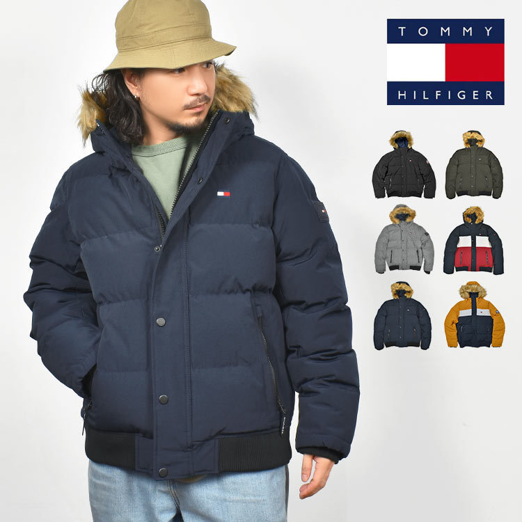 中綿 ファージャケットtommy HILFIGER トミー ヒルフィガー ダウン