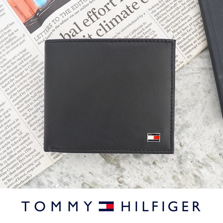 TOMMY HILFIGER 財布 二つ折り トミー ヒルフィガー メンズ財布