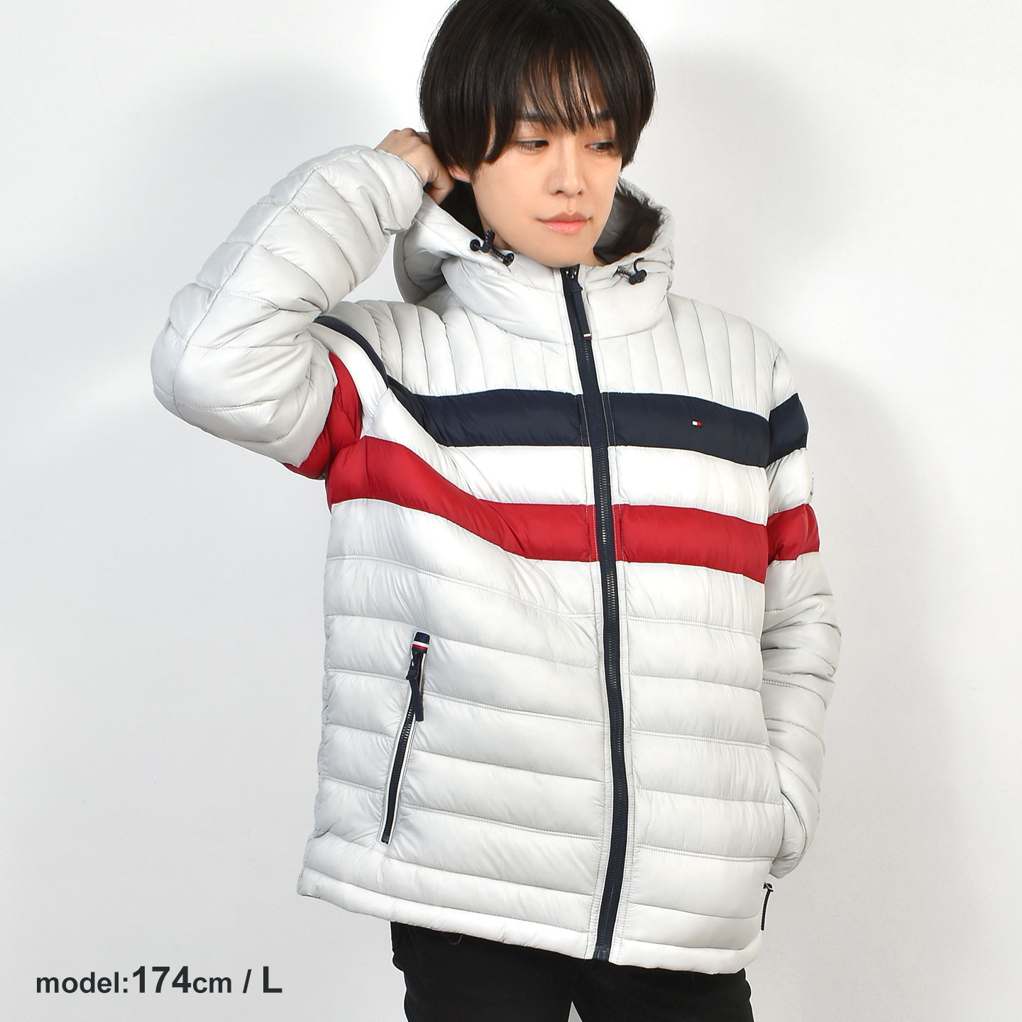 ®️　トミーヒルフィガー　ダウン TOMMY HILFIGER（トミー・ヒルフィガー） ダウンジャケット メンズ