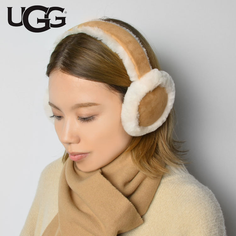 イヤーマフ ugg アグ 耳当て Bluetooth ヘッドフォン機能 ワイヤレス ボア レディース 可愛い おしゃれ ヘッドホン イヤホン イヤマフ  メンズ 本革 送料無料