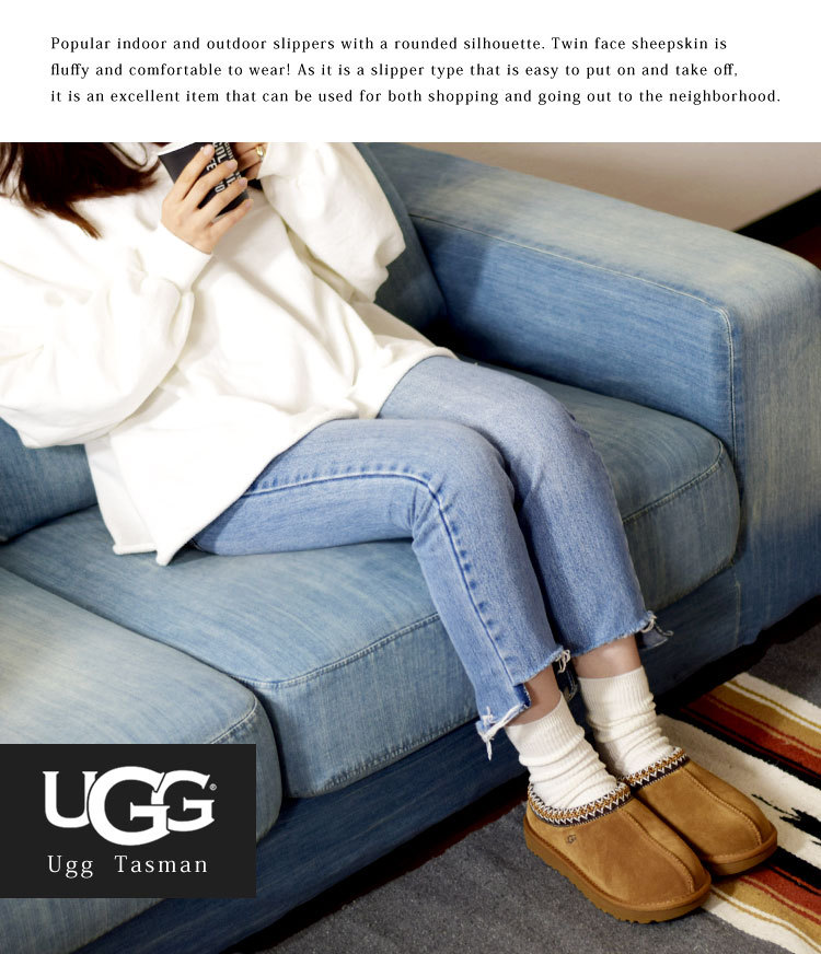 スリッポン ugg アグ サボ タスマン TASMAN スリッパ レディース 冬用