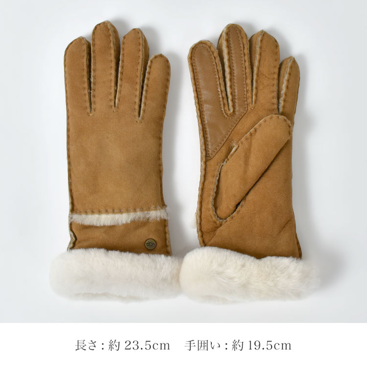 UGG（アグ） 手袋 レディース スマホ 暖かい 本革 シープスキン