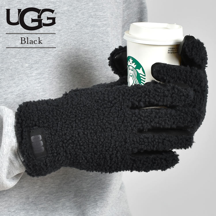 楽天市場】UGG アグ グローブ W FAUX FUR FINGERLESS 22648