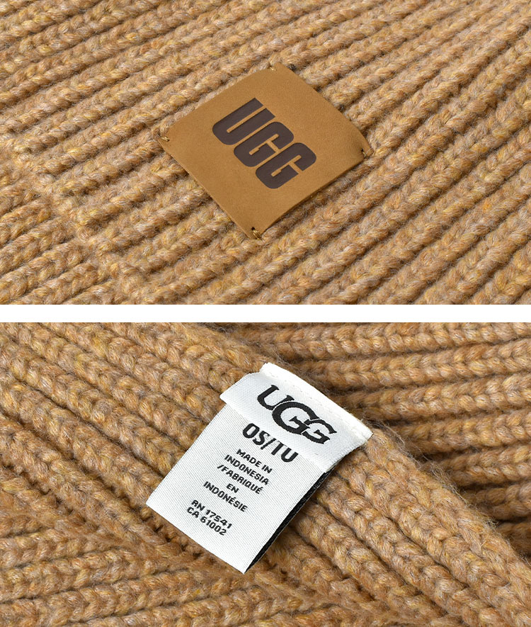 UGG マフラー レディース ブランド アグ リブニットマフラー