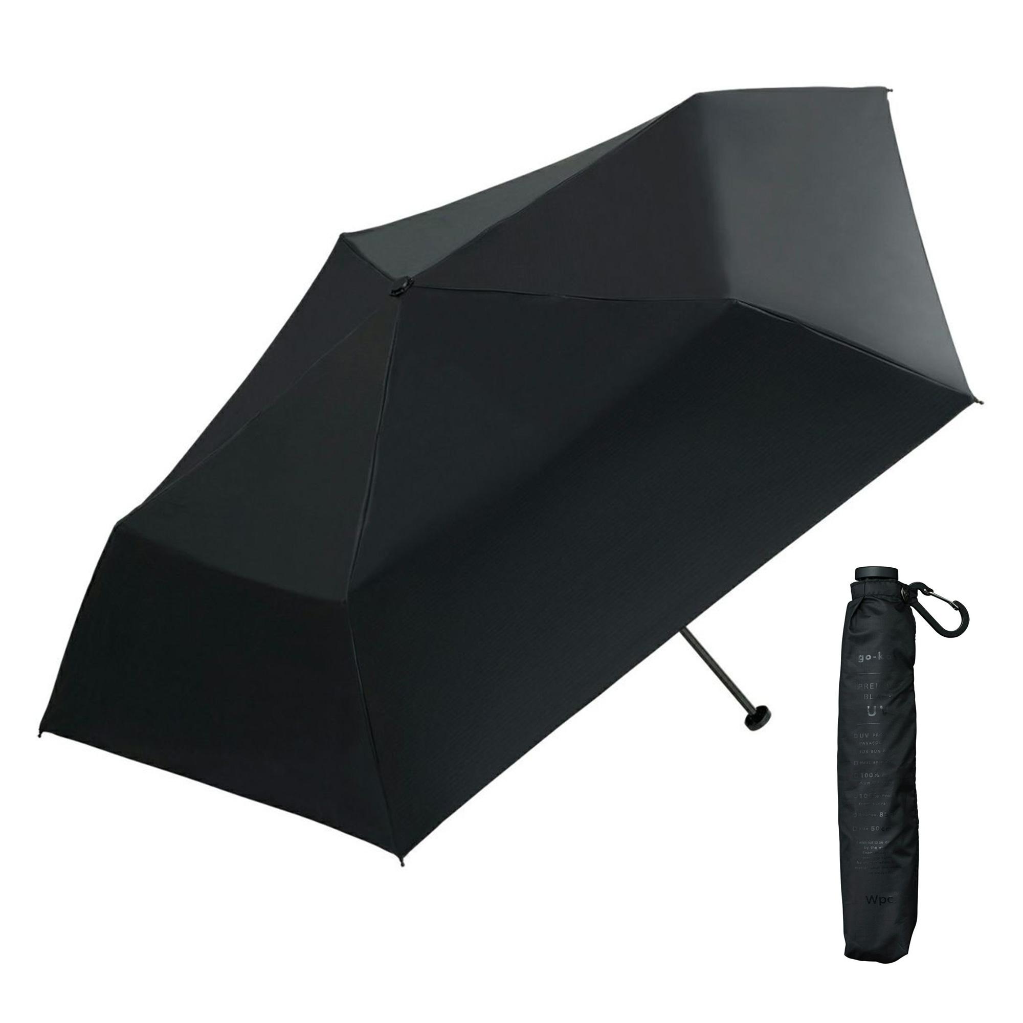 Wpc. Wpc. go-koh 50cm 日傘 折りたたみ傘 超軽量 完全遮光 晴雨兼用