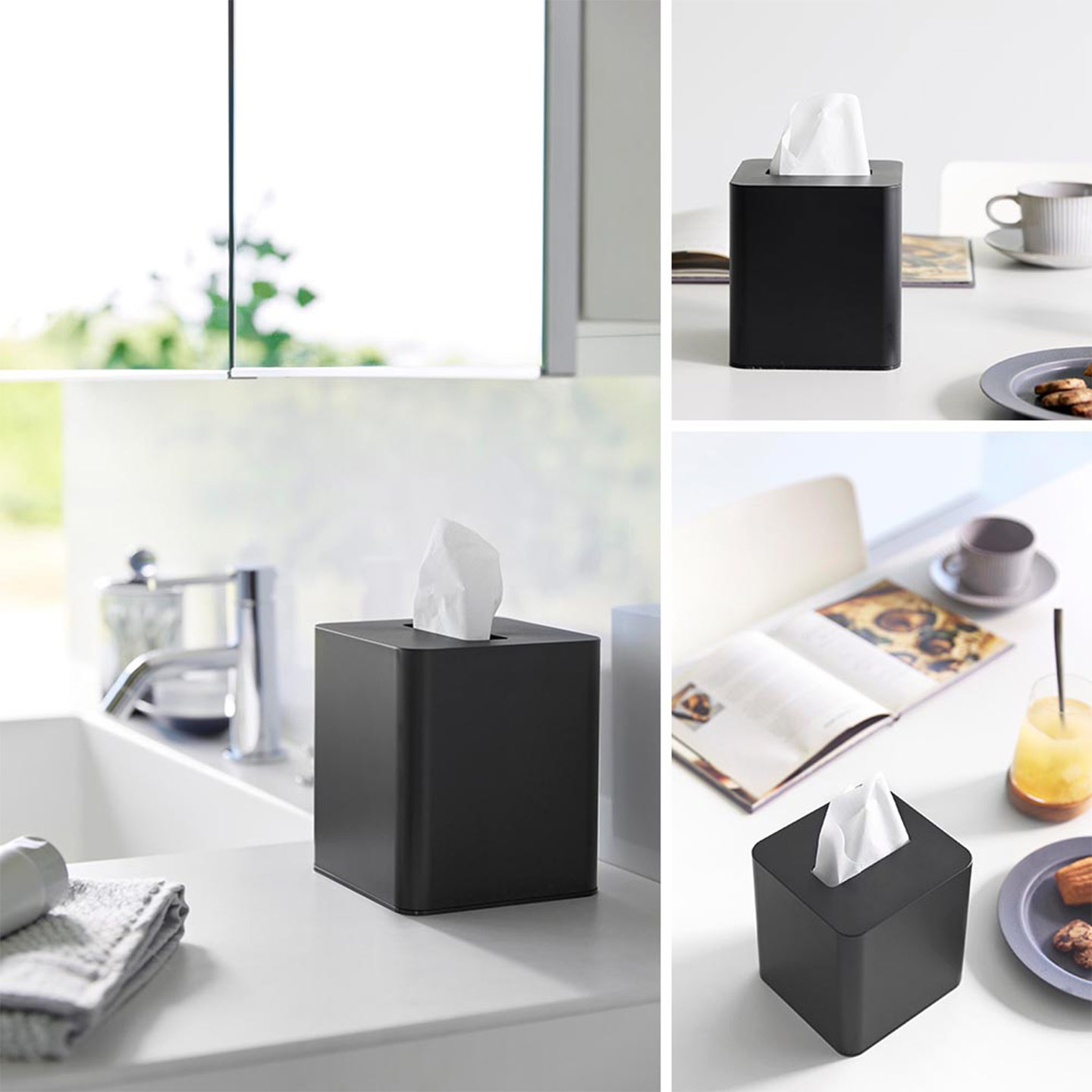 tower コンパクトティッシュケース スクエア 山崎実業 タワー 公式